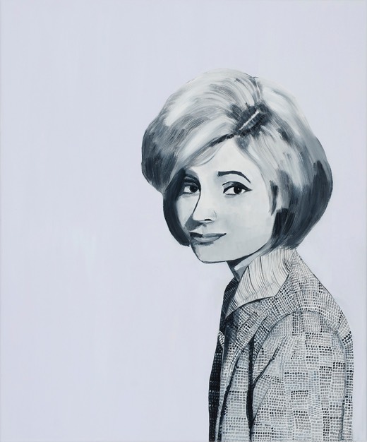 An illustration of a short-haired woman